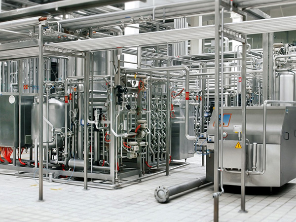 Liquid milk production line